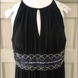 Black full length formal gown